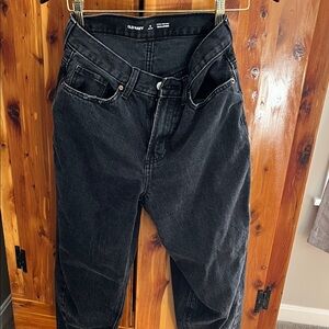 Old Navy Charcoal Extra High-Rise Balloon Jeans, petite